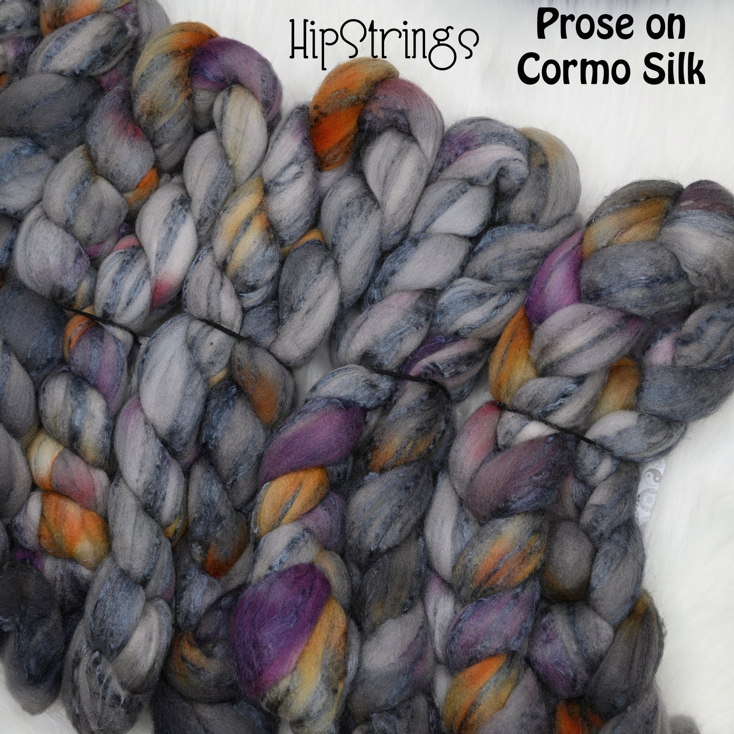 Prose on Hand Dyed 80/20 Cormo Wool Tussah Silk Combed Top - 4 oz