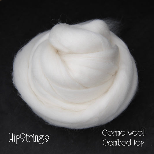 Cormo Wool Combed Top - 4 oz