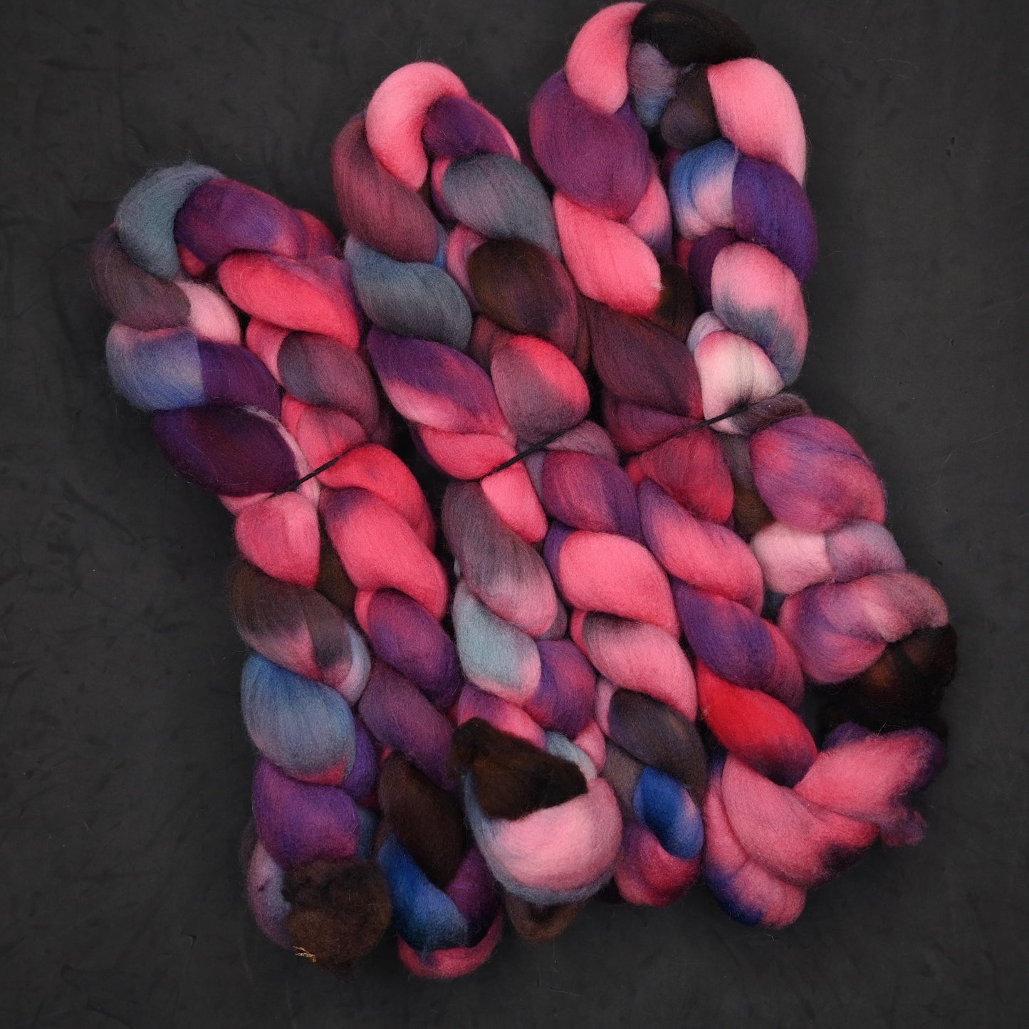 Advanced Marriage Counseling on Hand Dyed Cormo Wool Combed Top - 4 oz