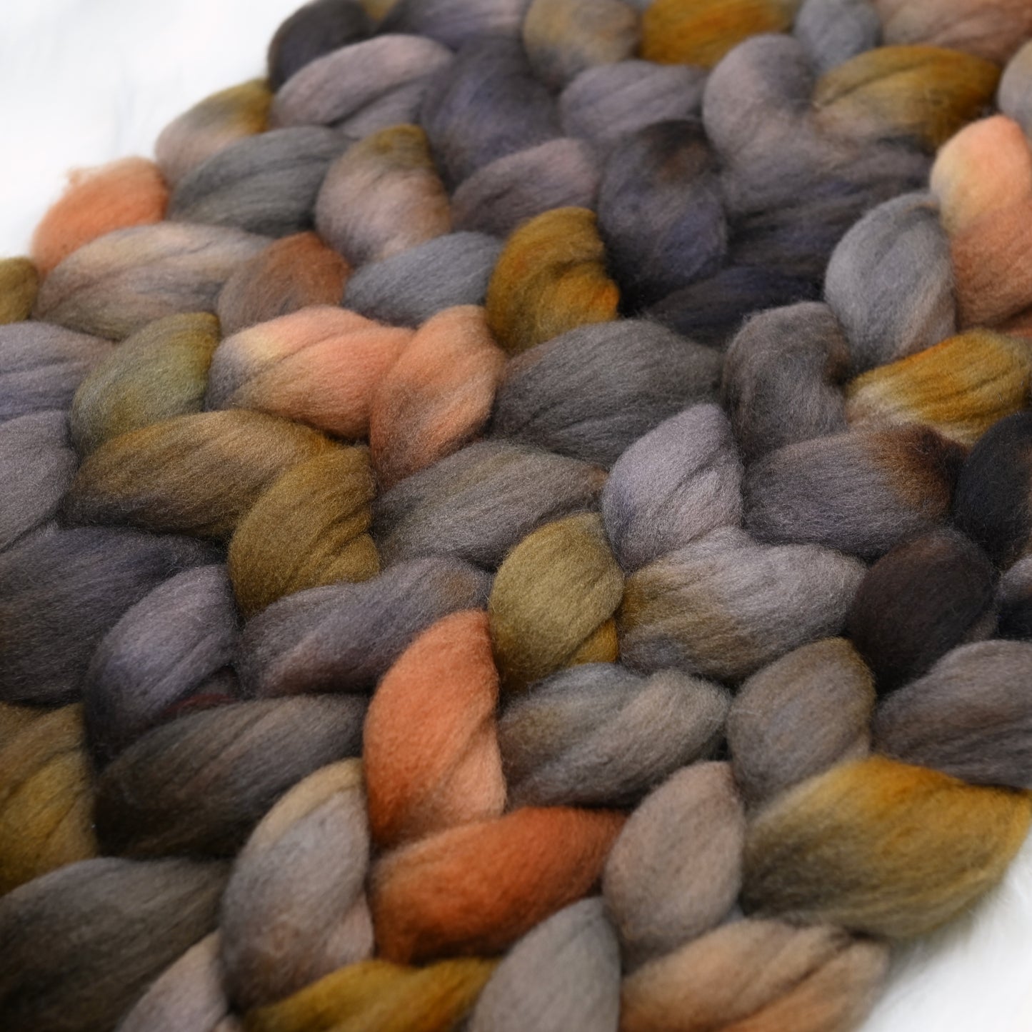 Playground on Hand Dyed Cormo Wool Combed Top - 4 oz