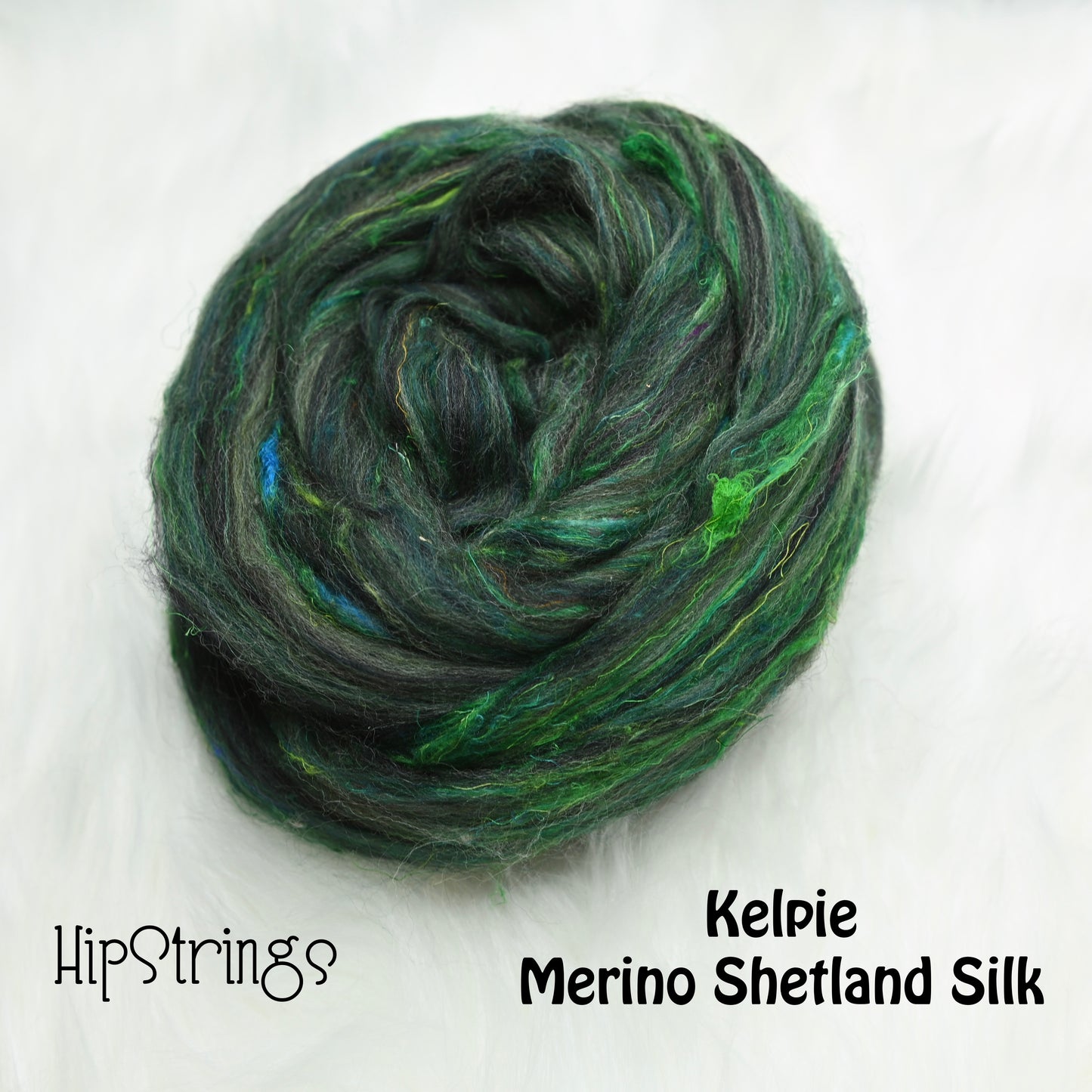 Kelpie Merino Shetland Silk Signature Blend Combed Top - 4 oz