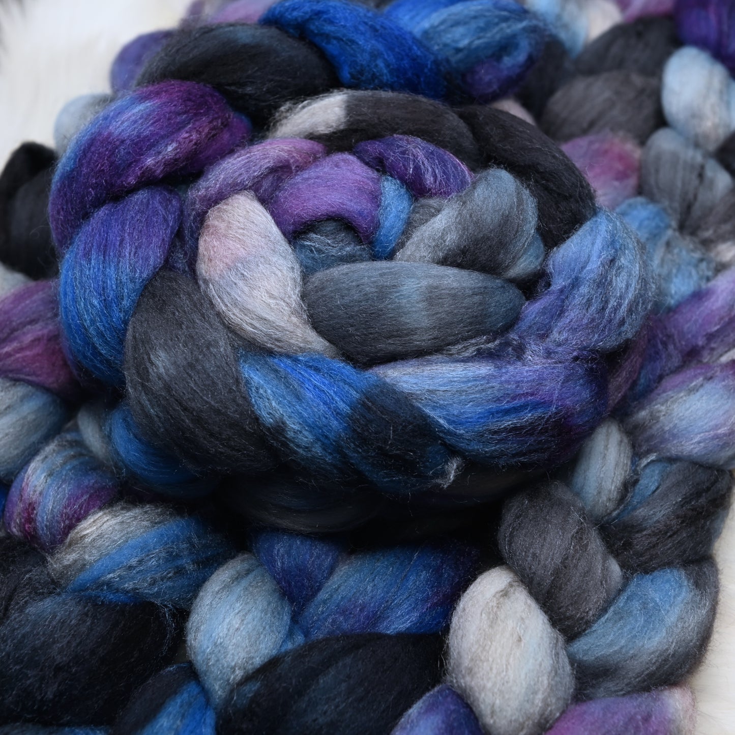 Decommissioned on Hand Dyed Merino Yak Silk Combed Top - 4 oz