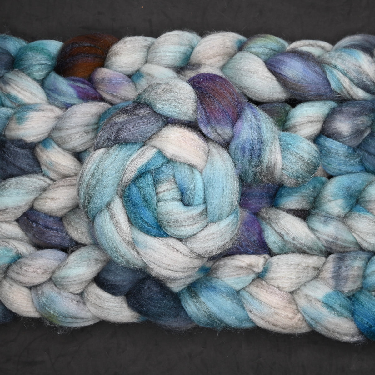 Justice for All on Hand Dyed Merino Yak Silk Combed Top - 4 oz