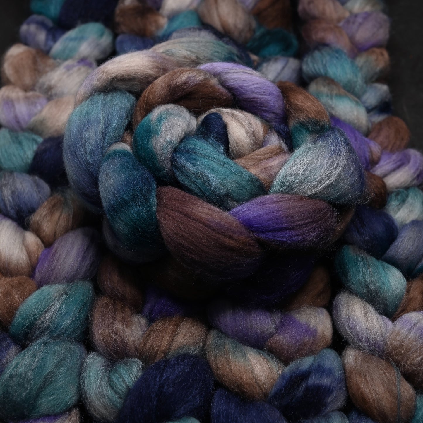 Restructuring on Hand Dyed Merino Yak Silk Combed Top - 4 oz