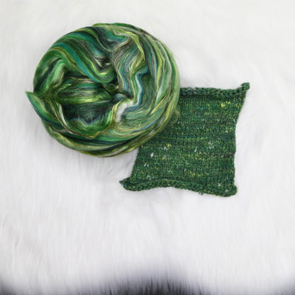 Malachite Merino Bamboo Silk Signature Blend Top - 4 oz