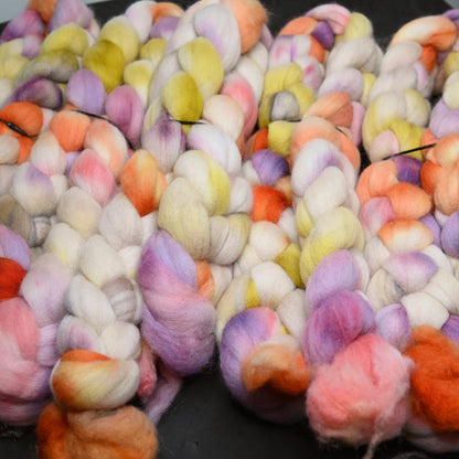 Bibliophile on Hand Dyed Merino Wool Combed Top - 4 oz
