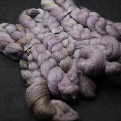 Independent Study in Heather on Hand Dyed 21.5 micron Merino Wool Combed Top - 4 oz