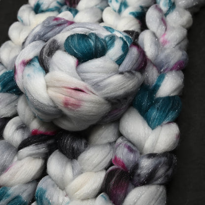 Exhausted Pigeon on SW Merino Wool Stellina Combed Top - 4 oz