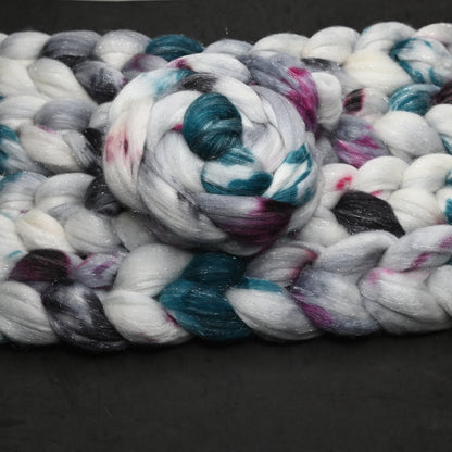 Exhausted Pigeon on SW Merino Wool Stellina Combed Top - 4 oz