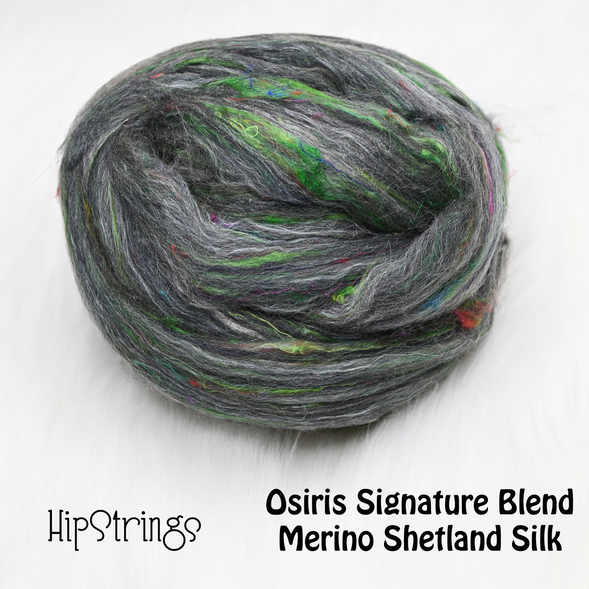 Osiris Merino Shetland Silk Signature Blend Combed Top - 4 oz