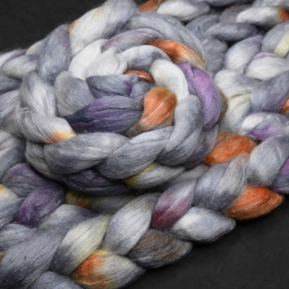 Prose on Hand Dyed Polwarth/Silk/Ramie Combed Top - 4 oz