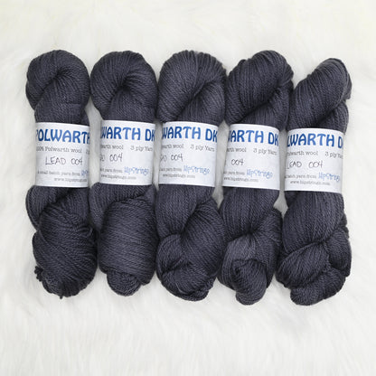 Lead (Pb) on Polwarth DK wool yarn - 100 g