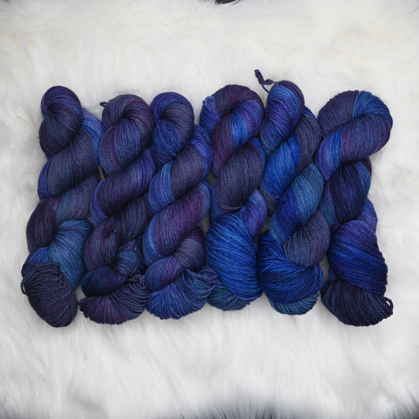 Stormking on Hand Dyed Polwarth wool DK yarn - 300 yd/100 g