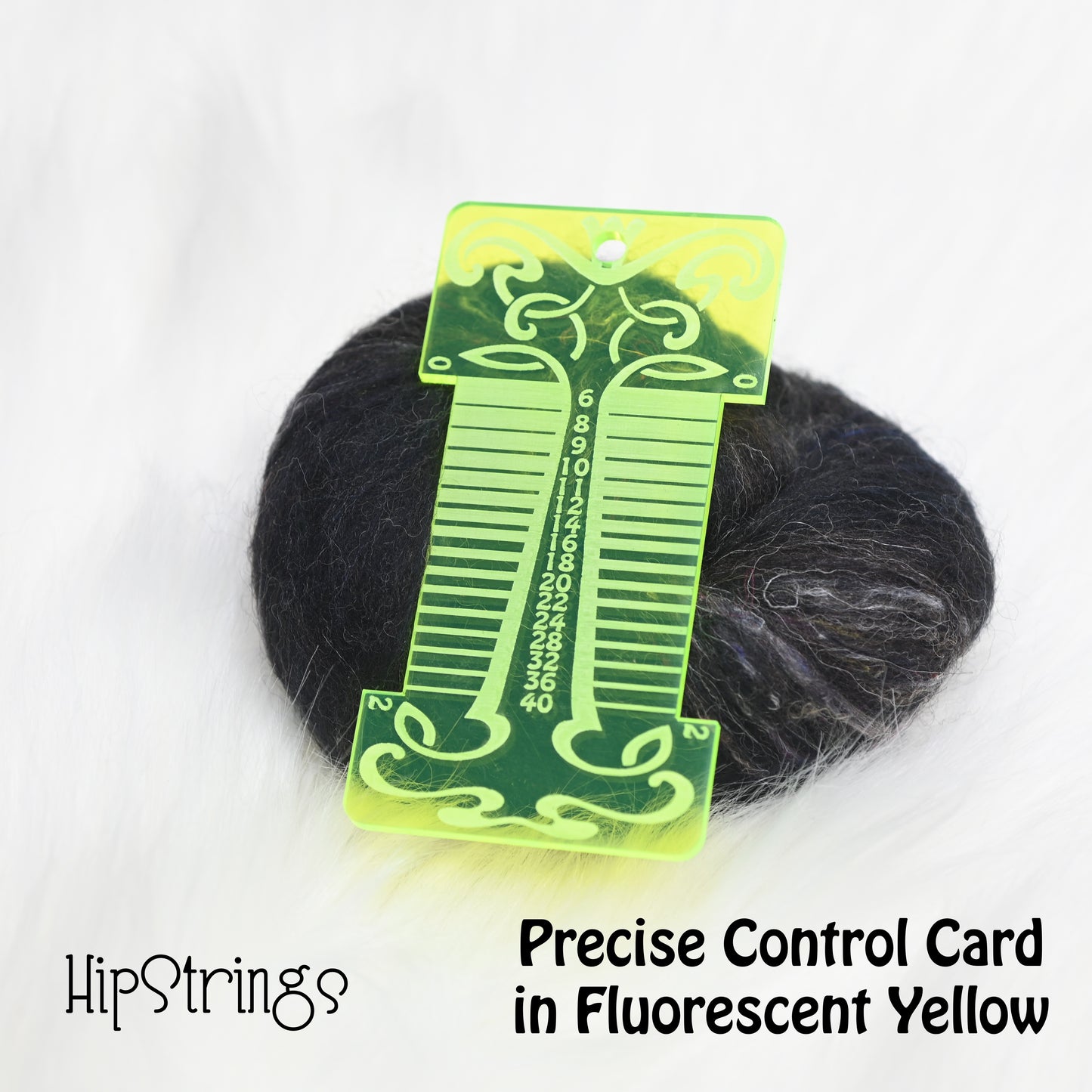 Precise Spinner's Control Card - Assorted Acrylic and Woods
