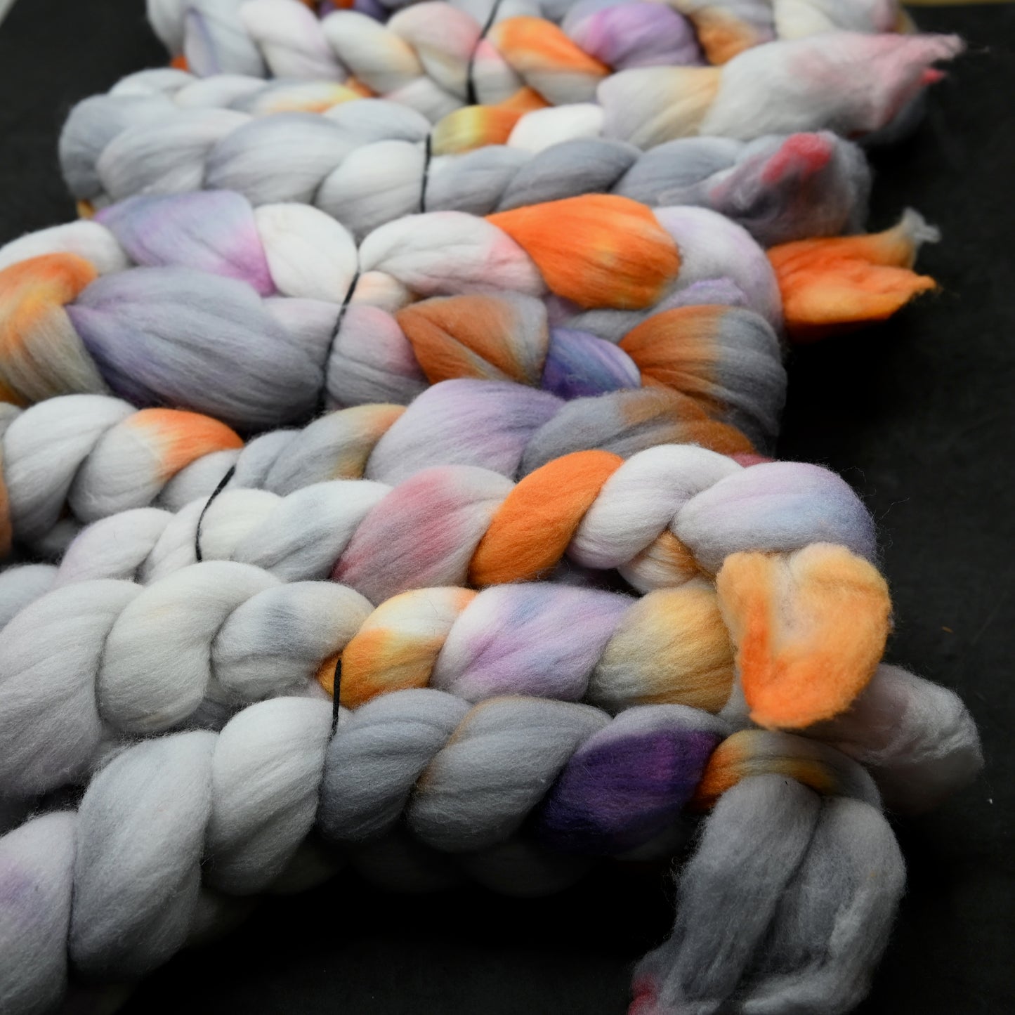 Prose on Hand Dyed Domestic Rambouillet Wool Combed Top - 4 oz