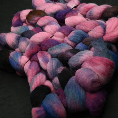 Advanced Marriage Counseling - Hand Dyed Southdown/Dorset Horn/Bio-Nylon Combed Top - 4 oz