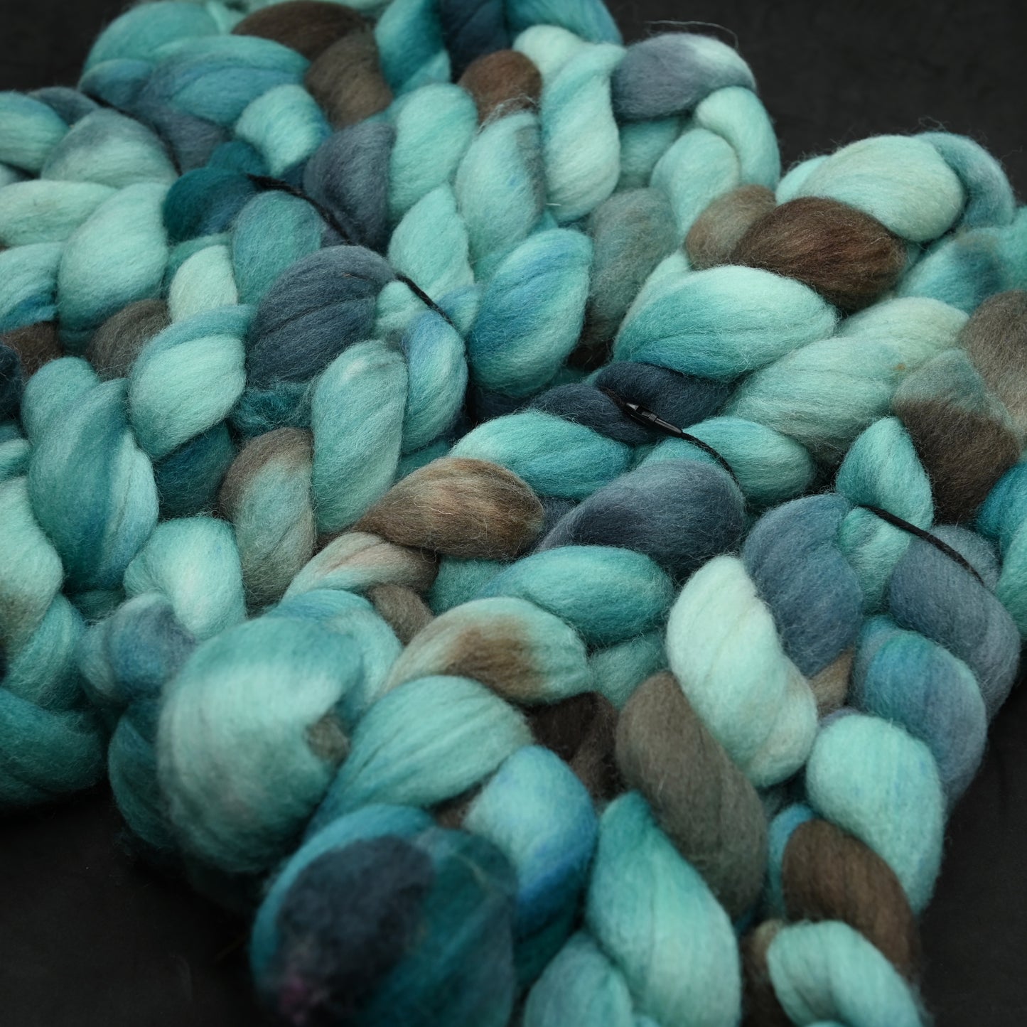 Alternate Juror on Hand Dyed Southdown/Dorset Horn/Bio-Nylon Combed Top - 4 oz