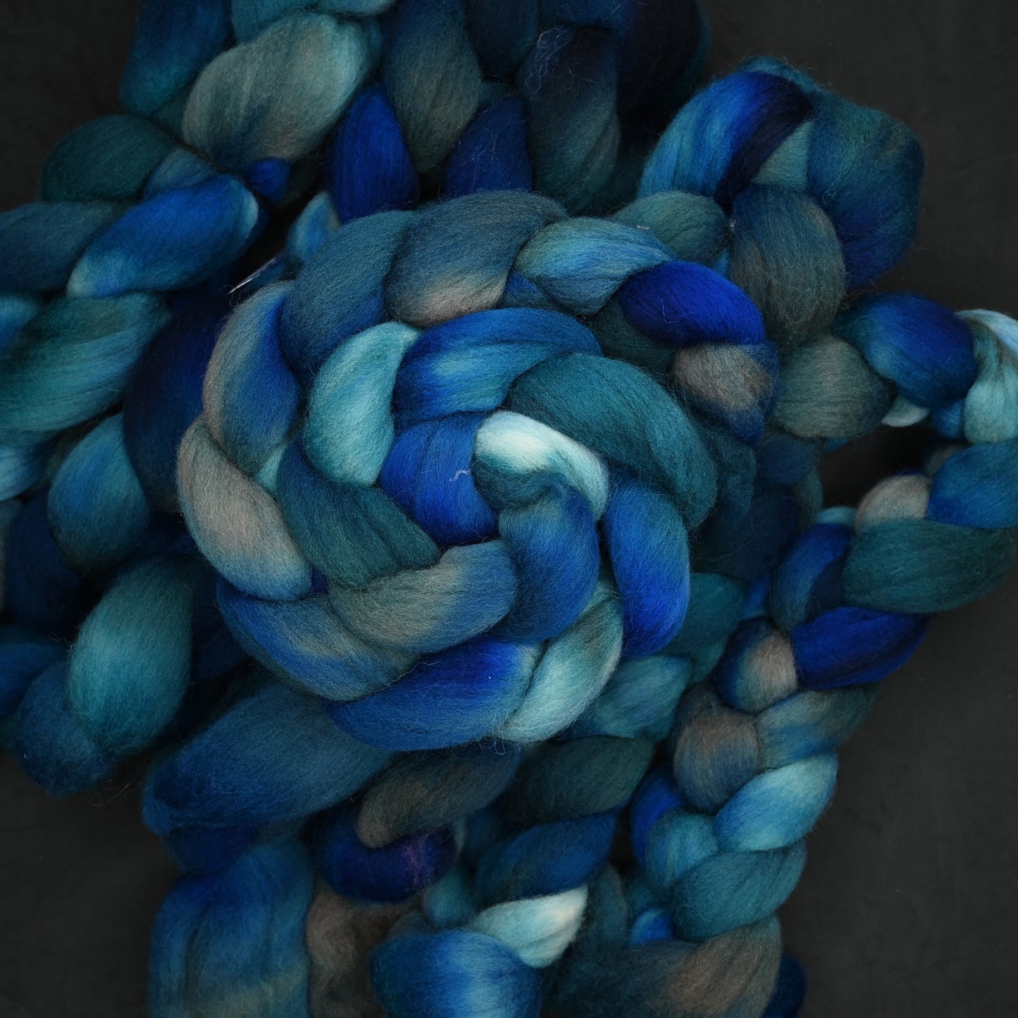 Convergence - Hand Dyed Southdown/Dorset Horn/Bio-Nylon Combed Top - 4 oz