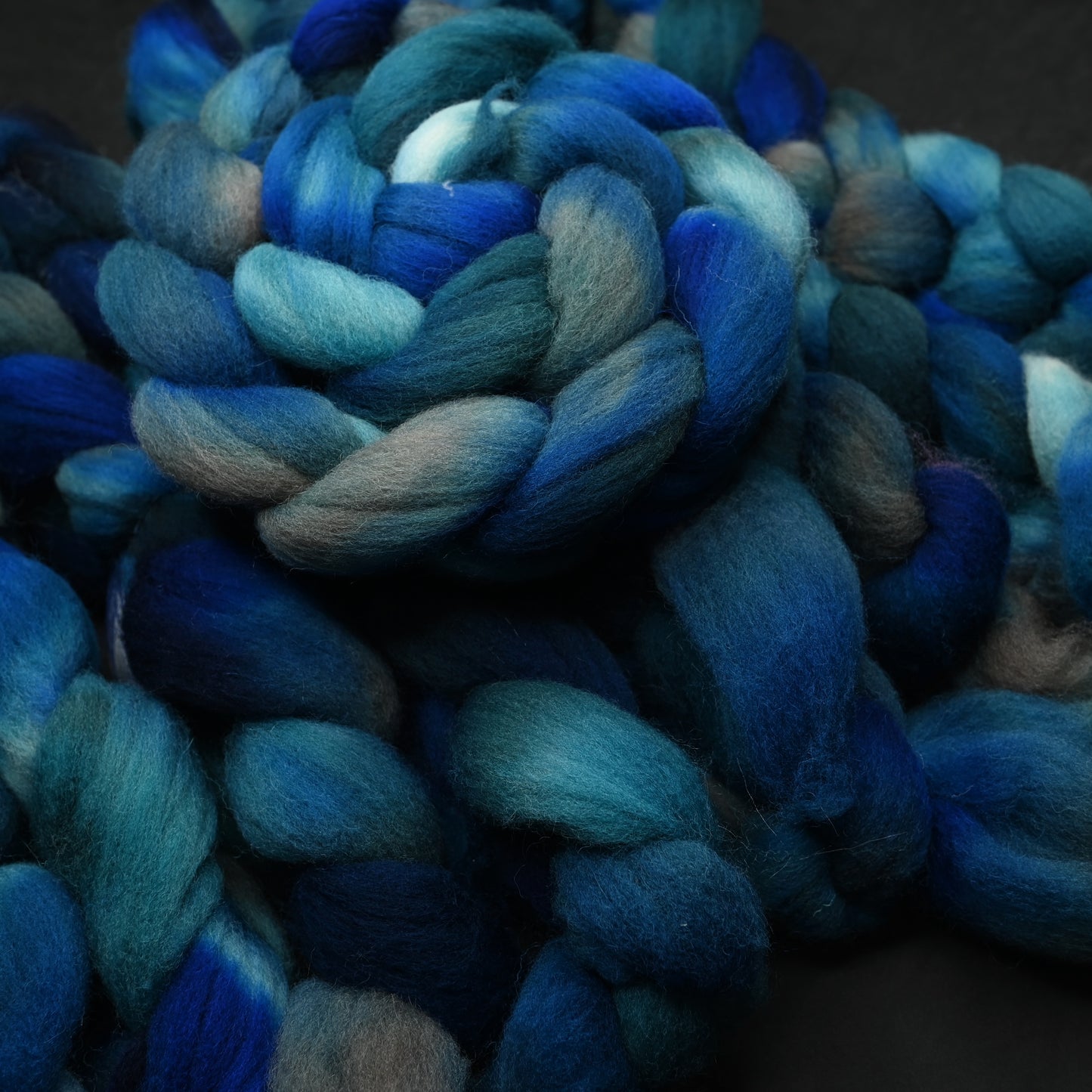 Convergence - Hand Dyed Southdown/Dorset Horn/Bio-Nylon Combed Top - 4 oz