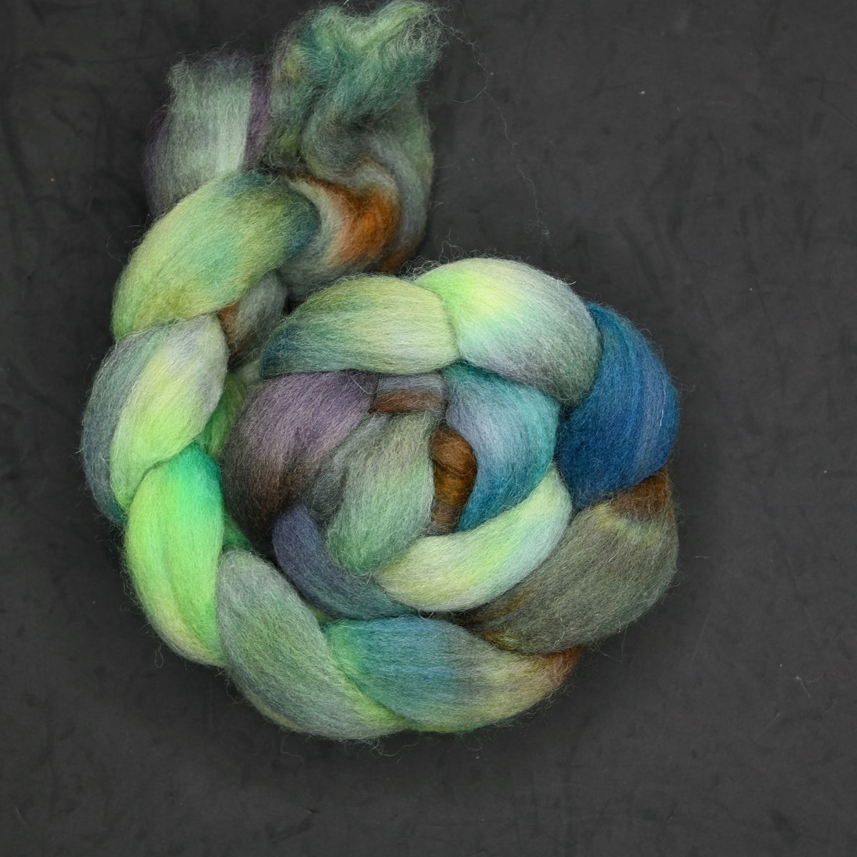Crab Mentality on Hand Dyed Southdown/Dorset Horn/Bio-Nylon Combed Top - 4 oz