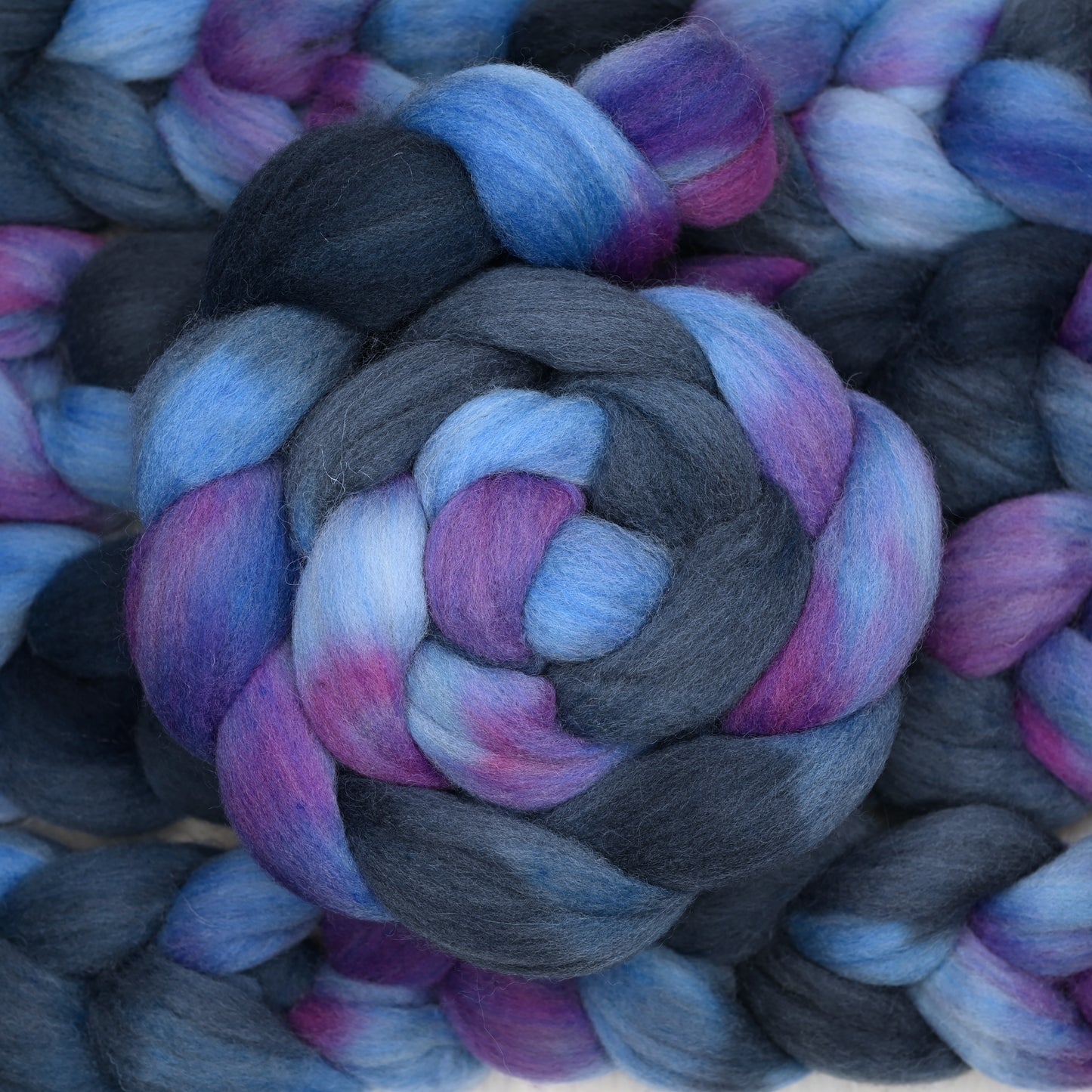 Decommissioned - Hand Dyed Southdown/Dorset Horn/Bio-Nylon Combed Top - 4 oz