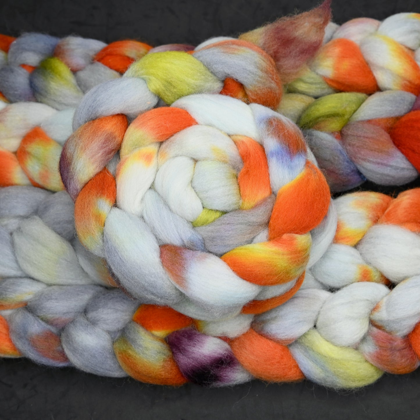 Haunted on Hand Dyed Southdown/Dorset Horn/Bio-Nylon Combed Top - 4 oz