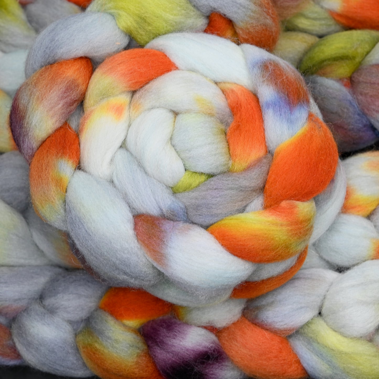 Haunted on Hand Dyed Southdown/Dorset Horn/Bio-Nylon Combed Top - 4 oz