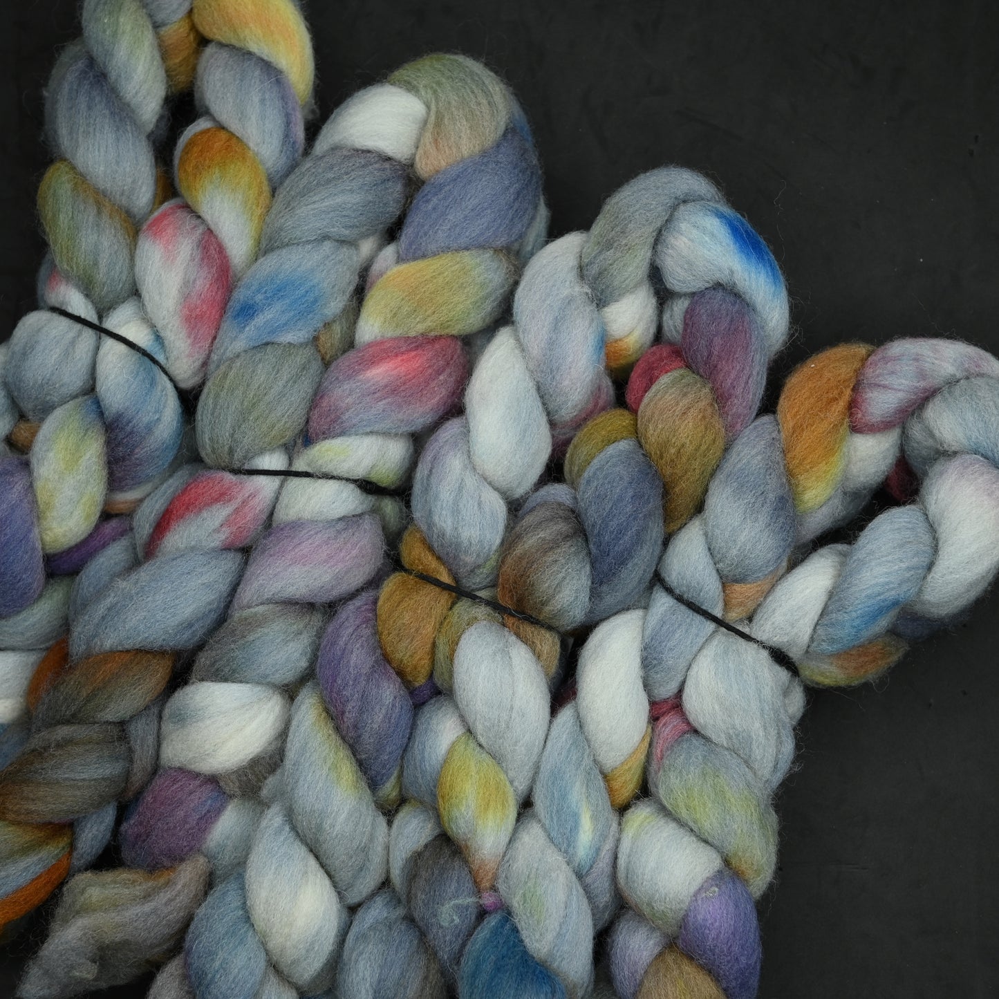 Mourning Dove on Hand Dyed Southdown/Dorset Horn/Bio-Nylon Combed Top - 4 oz