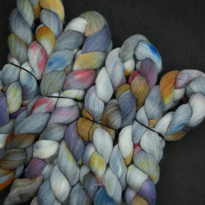 Mourning Dove on Hand Dyed Southdown/Dorset Horn/Bio-Nylon Combed Top - 4 oz