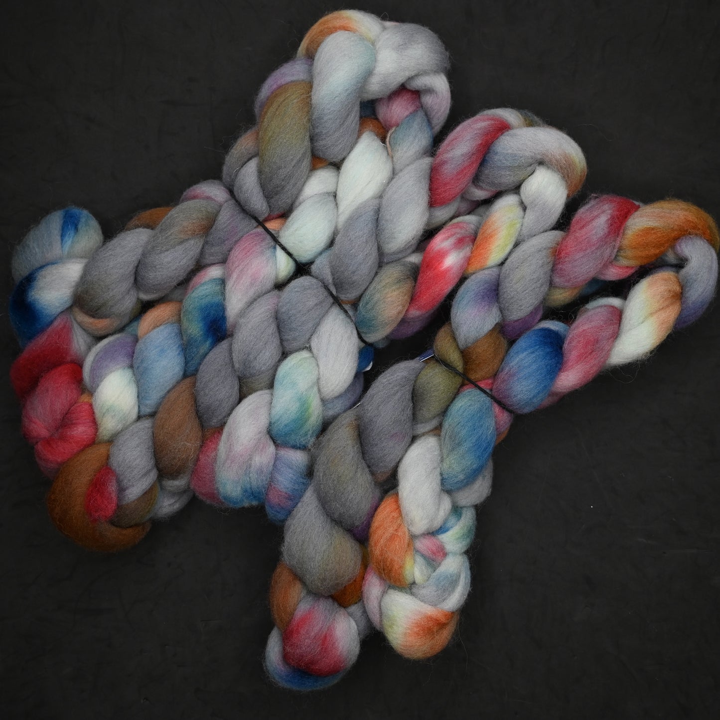 Mourning Dove on Hand Dyed Southdown/Dorset Horn/Bio-Nylon Combed Top - 4 oz