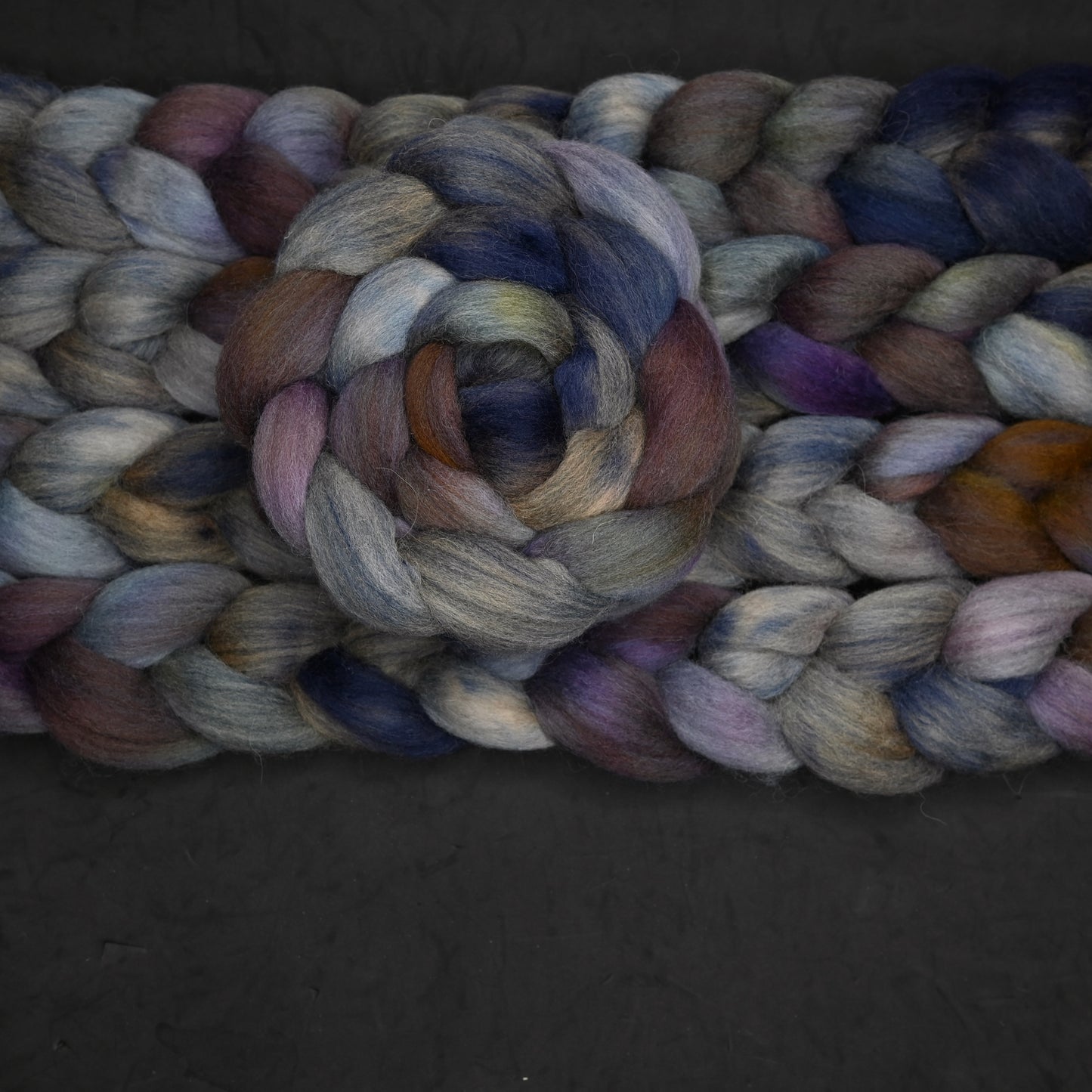 Work Study on Hand Dyed Southdown/Dorset Horn/Bio-Nylon Combed Top - 4 oz