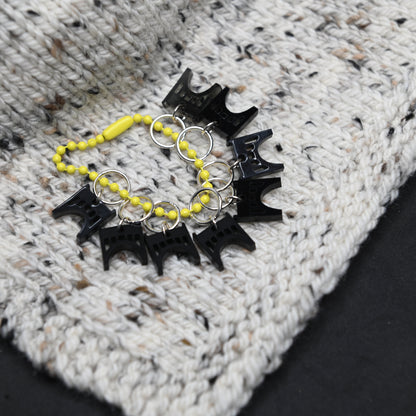 Pittsburgh Bridge Snagless Stitch Markers - Set of 8