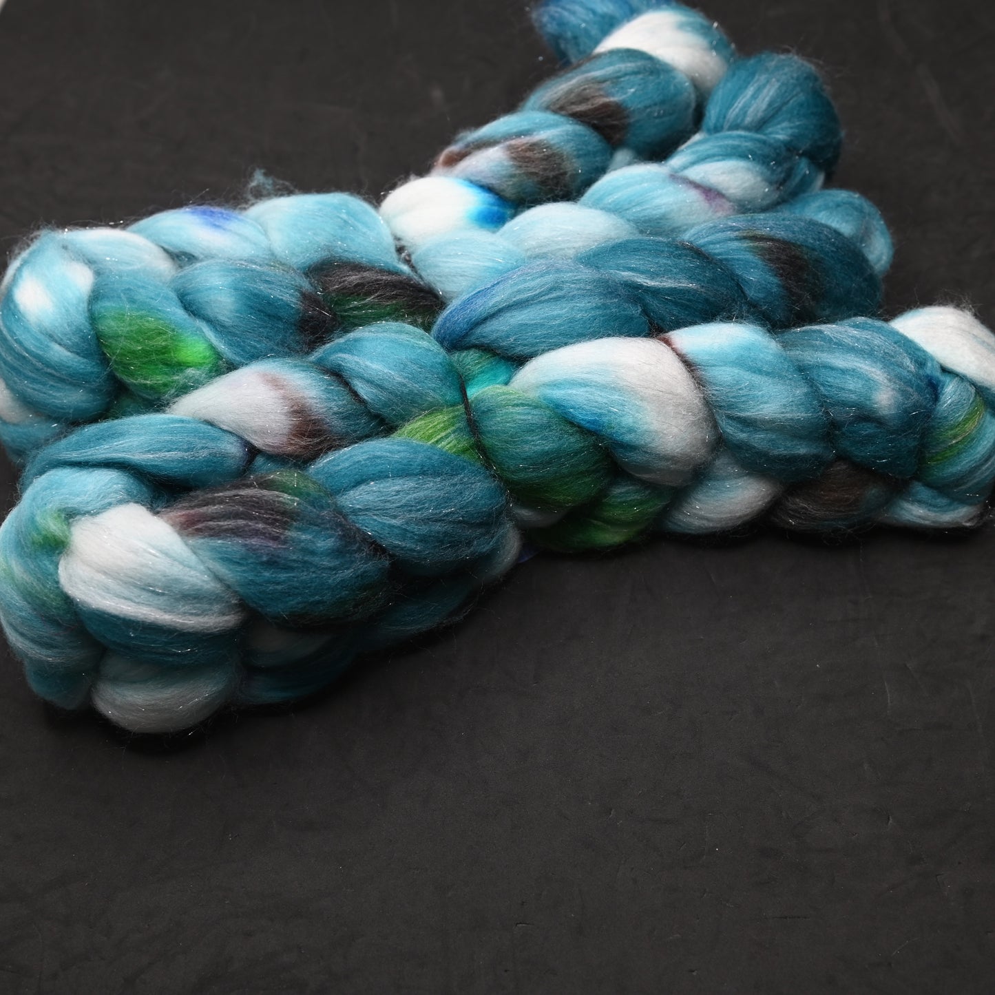 Never Going to Give You Up on SW Merino Wool Stellina Combed Top - 4 oz