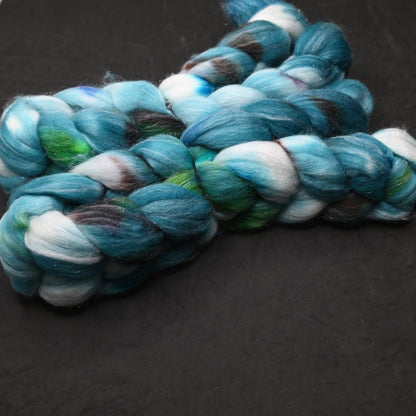 Never Going to Give You Up on SW Merino Wool Stellina Combed Top - 4 oz