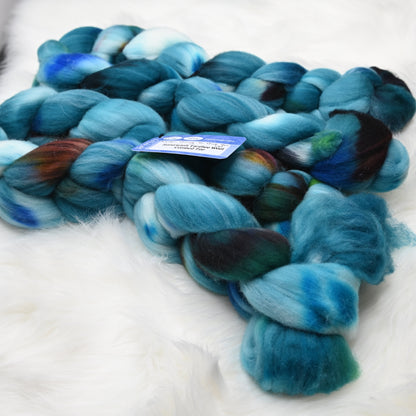 Never Going to Give You Up on SW Merino Wool Stellina Combed Top - 4 oz