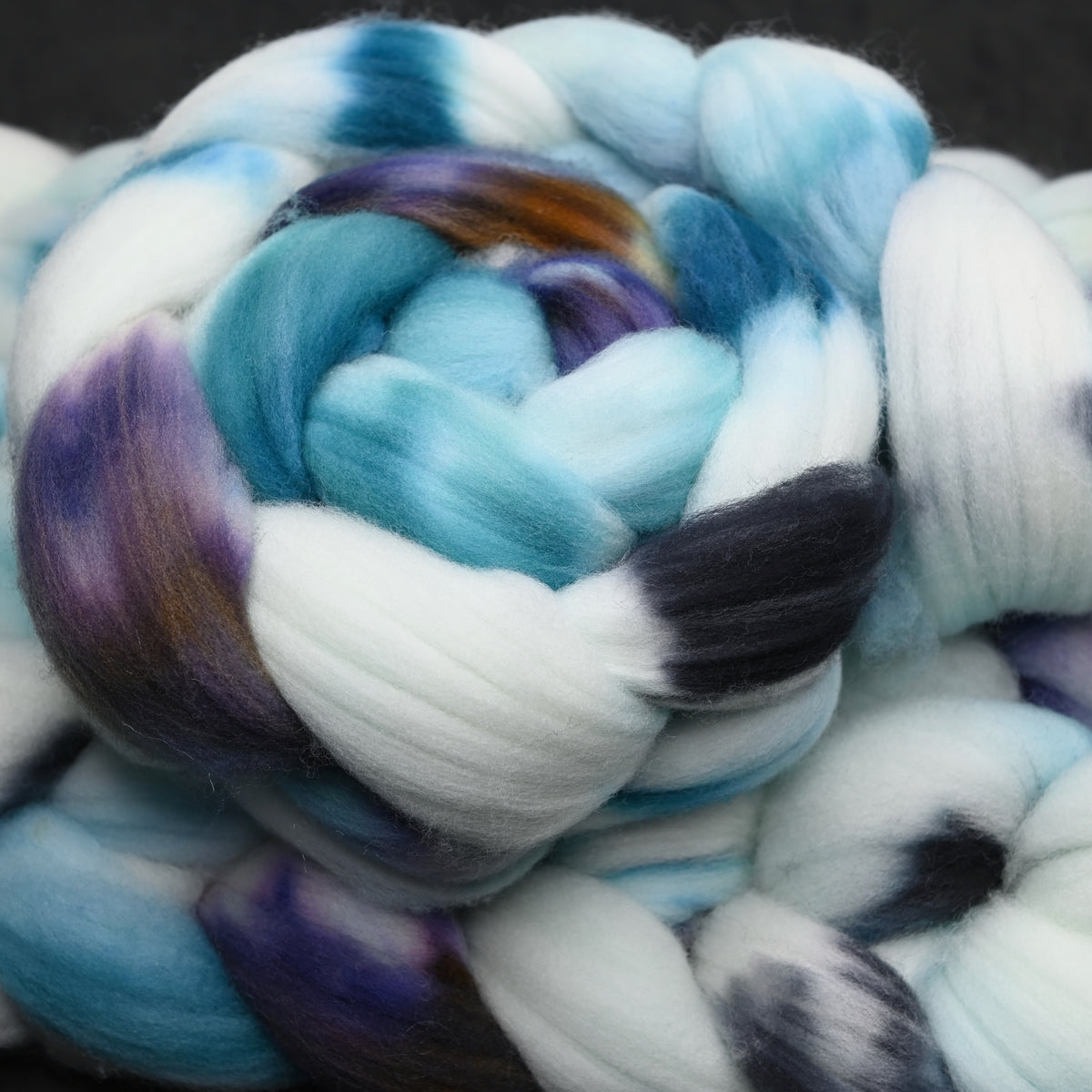 Justice for All on Hand Dyed Superwash Targhee Wool Combed Top - 4 oz