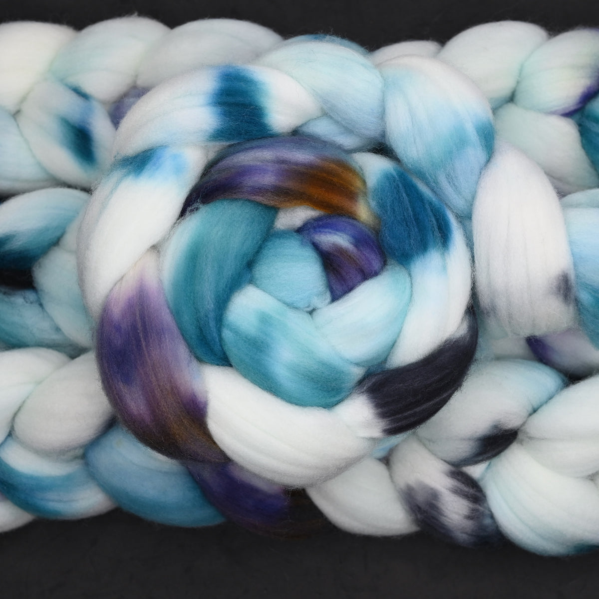 Justice for All on Hand Dyed Superwash Targhee Wool Combed Top - 4 oz