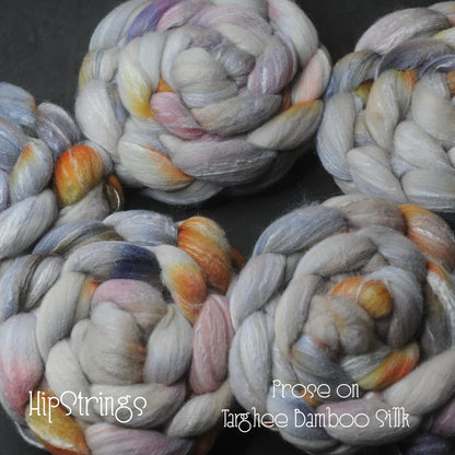 Prose on Hand Dyed Targhee/Bamboo/Silk Combed Top - 4 oz