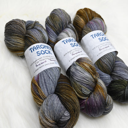 Ancient Tomes on SW Targhee Wool Nylon Sock Yarn - 465 yd/4 oz