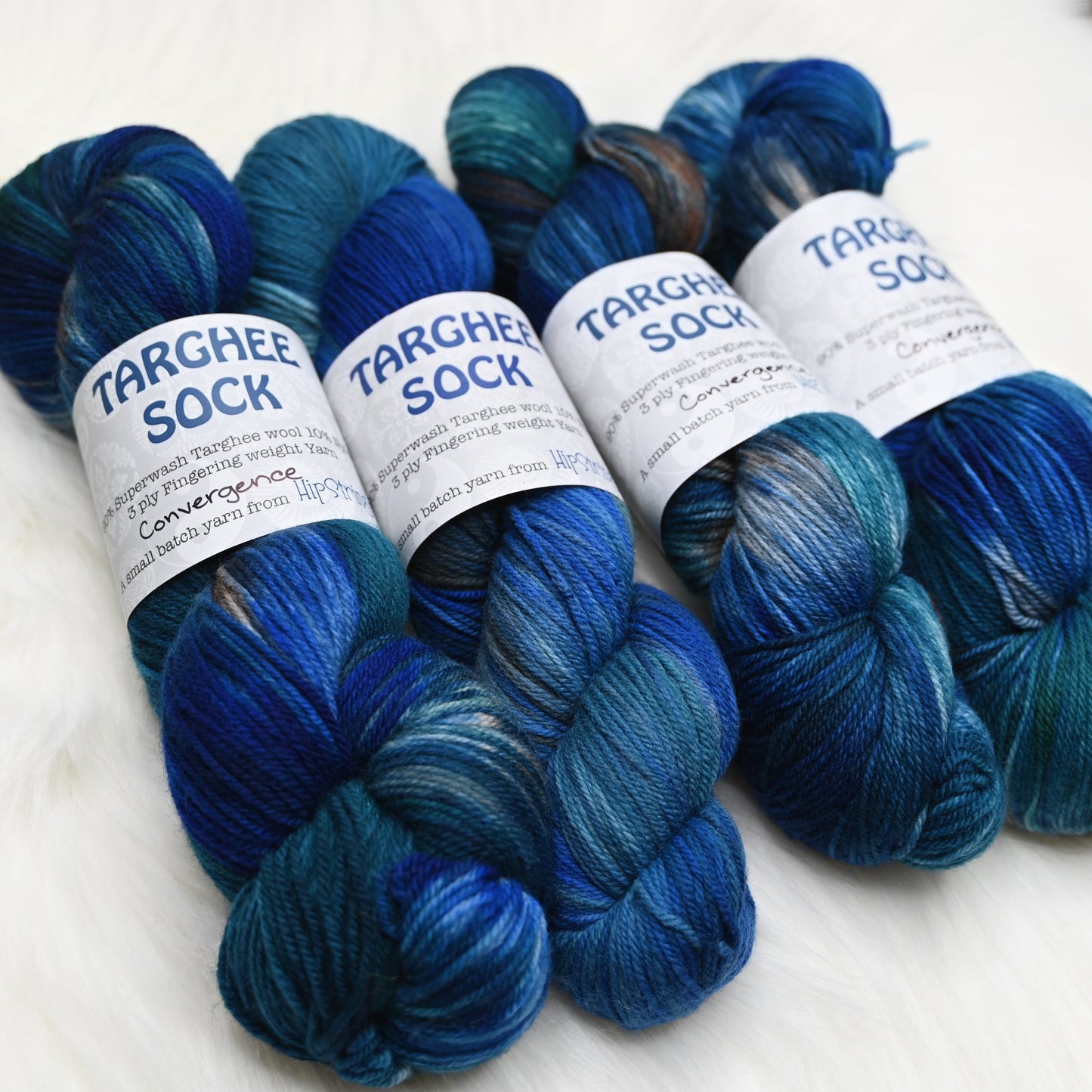 Convergence on SW Targhee Wool Nylon Sock Yarn - 465 yd/4 oz