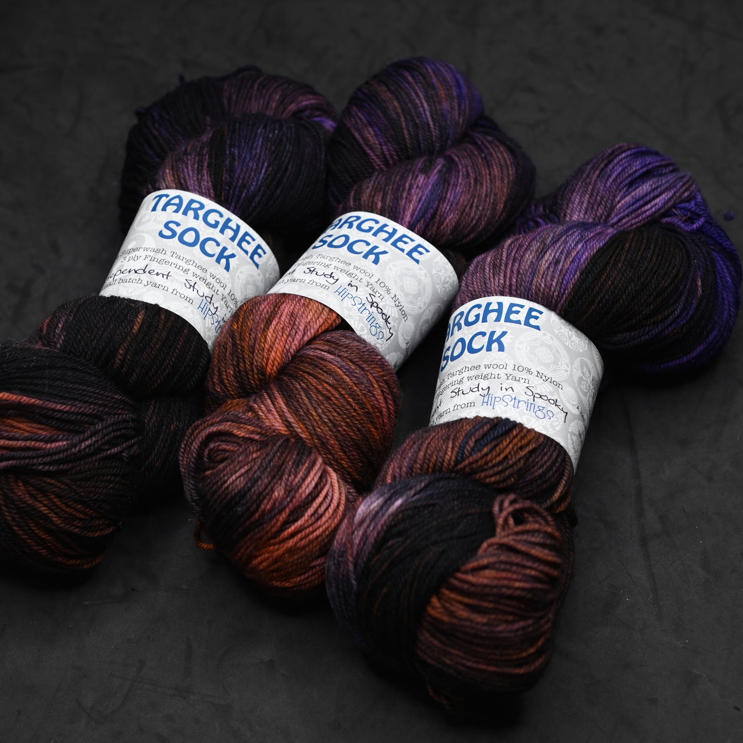 Independent Study in Spooky on SW Targhee Wool Nylon Sock Yarn - 465 yd/4 oz