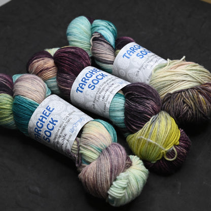 Invincible on Hand Dyed SW Targhee Nylon Sock Yarn - 465 yd/115g