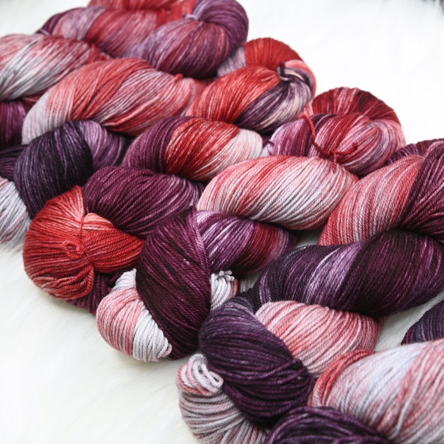 Oxblood on SW Targhee Wool Nylon Sock Yarn - 465 yd/4 oz
