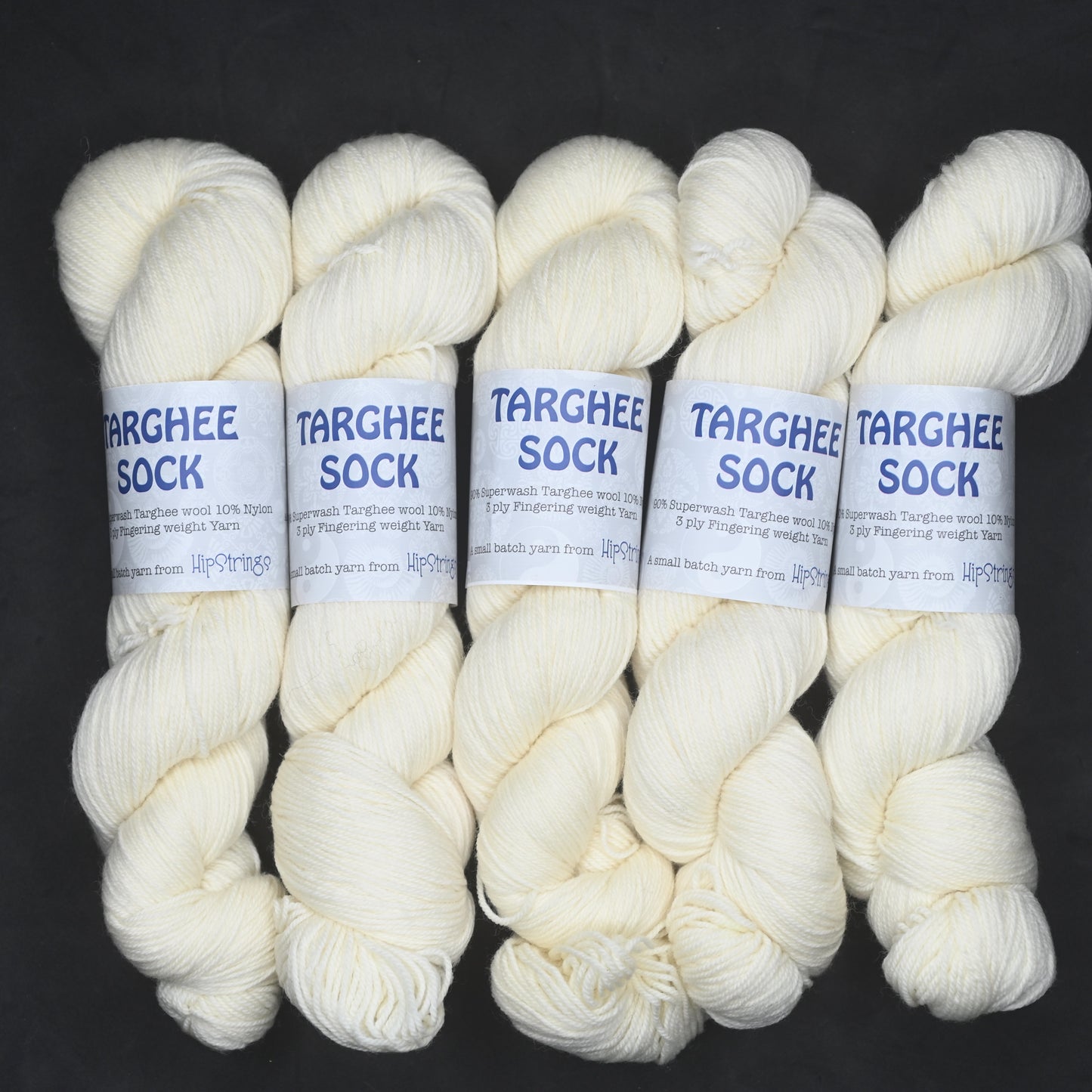 Undyed SW Targhee Wool Nylon Sock Yarn - 400 yd/100g