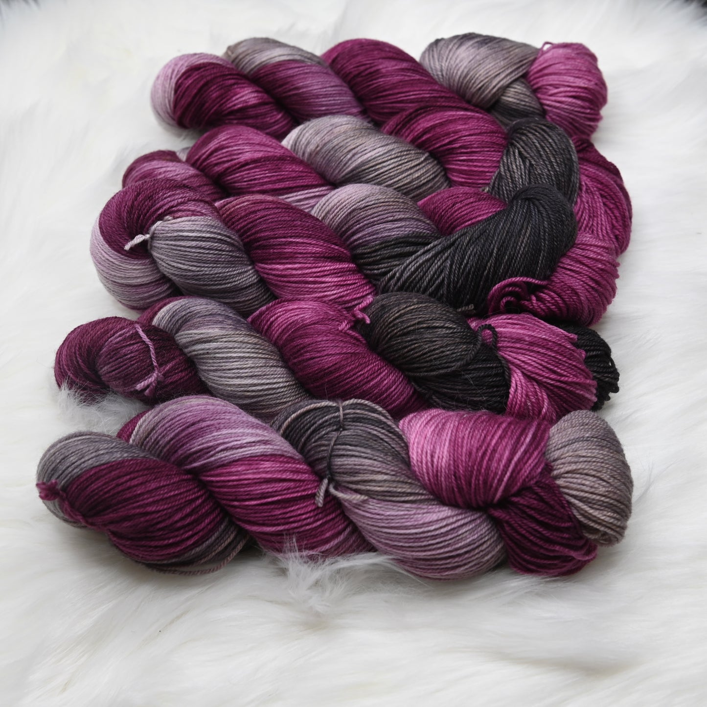 When Pigs Fly on Hand Dyed SW Targhee Wool Nylon Sock Yarn - 465 yd