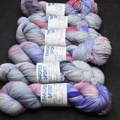 A Cake in Every Window on Hand Dyed Targhee Wool Sport Yarn - 300 yd/100 g