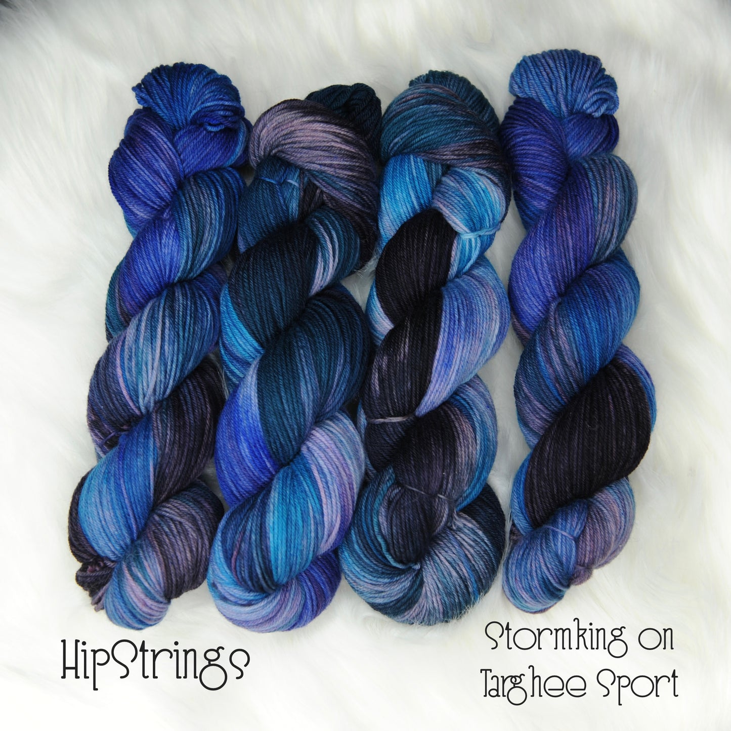 Stormking on Hand Dyed Targhee Wool Sport Yarn - 300 yd/100 g