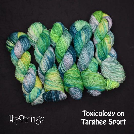 Toxicology on SW Targhee Wool Sport Yarn - 300 yd/100 g