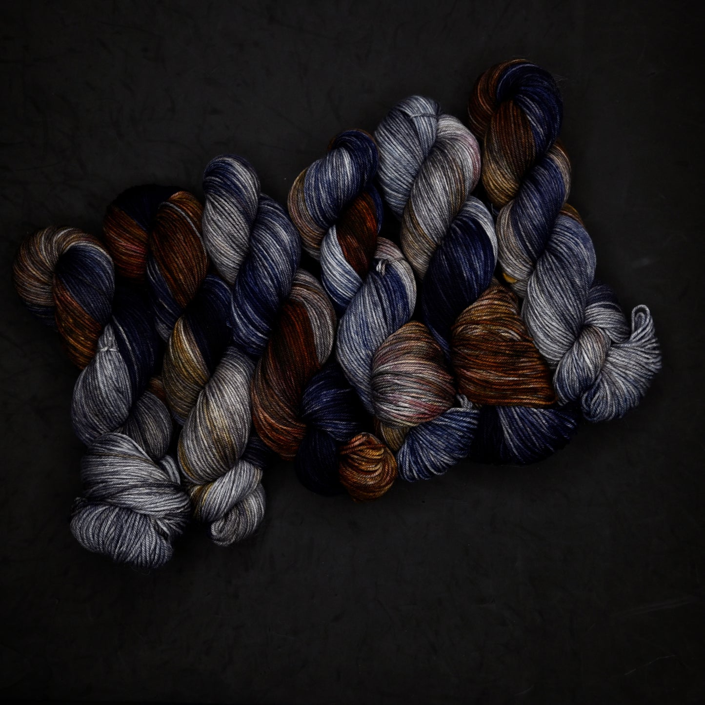 Work Study on Hand Dyed Targhee Wool Sport Yarn - 300 yd/100 g