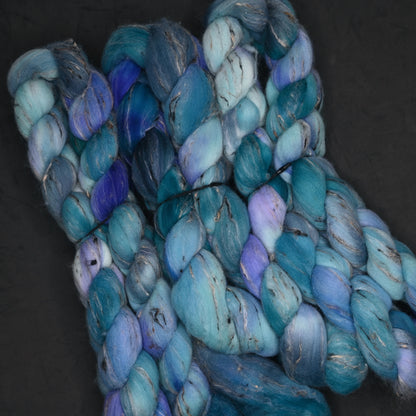 Not One of the Cool Kids on Hand Dyed Shaniko Wool Tweed Combed Top - 4 oz